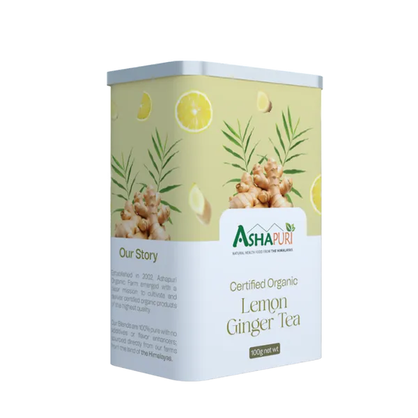 Lemon Ginger Tea (Tin) 100gm